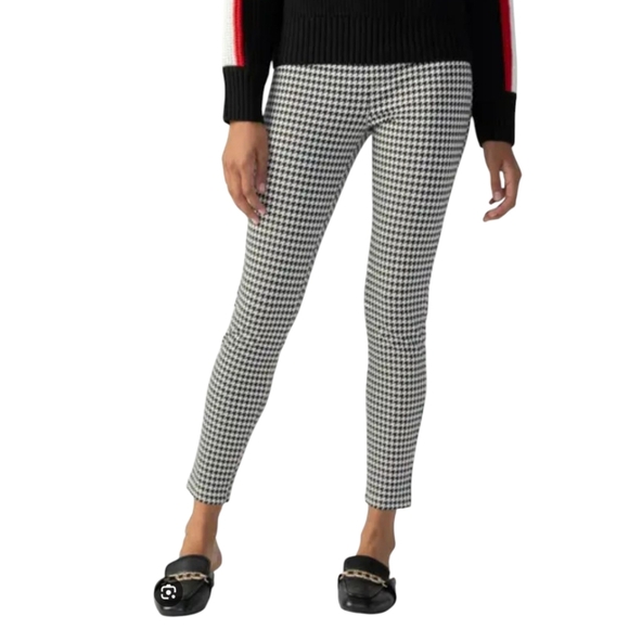 Sanctuary Black White Gingham Pants Size Medium - Picture 3 of 6